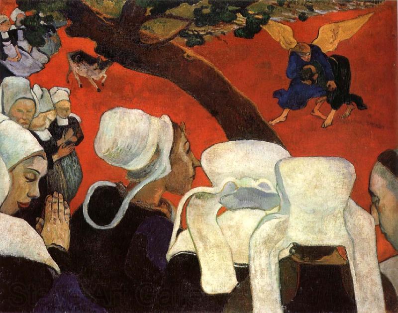 Paul Gauguin The vision for the mass